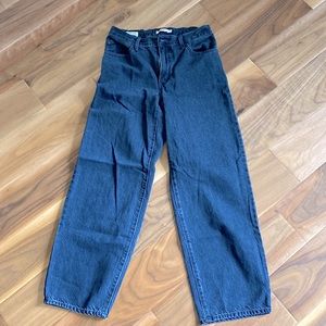 Levis Baggy Dad size 27 in black